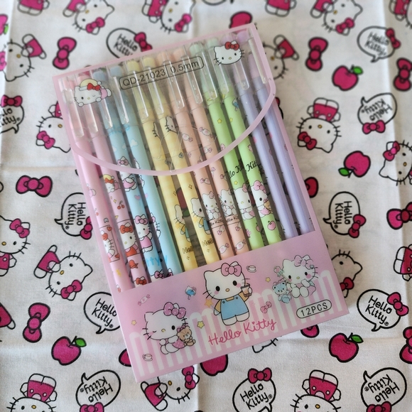 (7) set SANRIO ERASABLE PENS BLACK INK - Picture 6 of 8